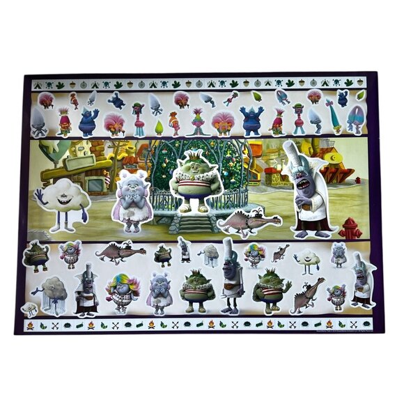 DreamWorks Trolls Sticker Activity Pad With Play Scenes 1000+ Reusable Stickers - Picture 7 of 12